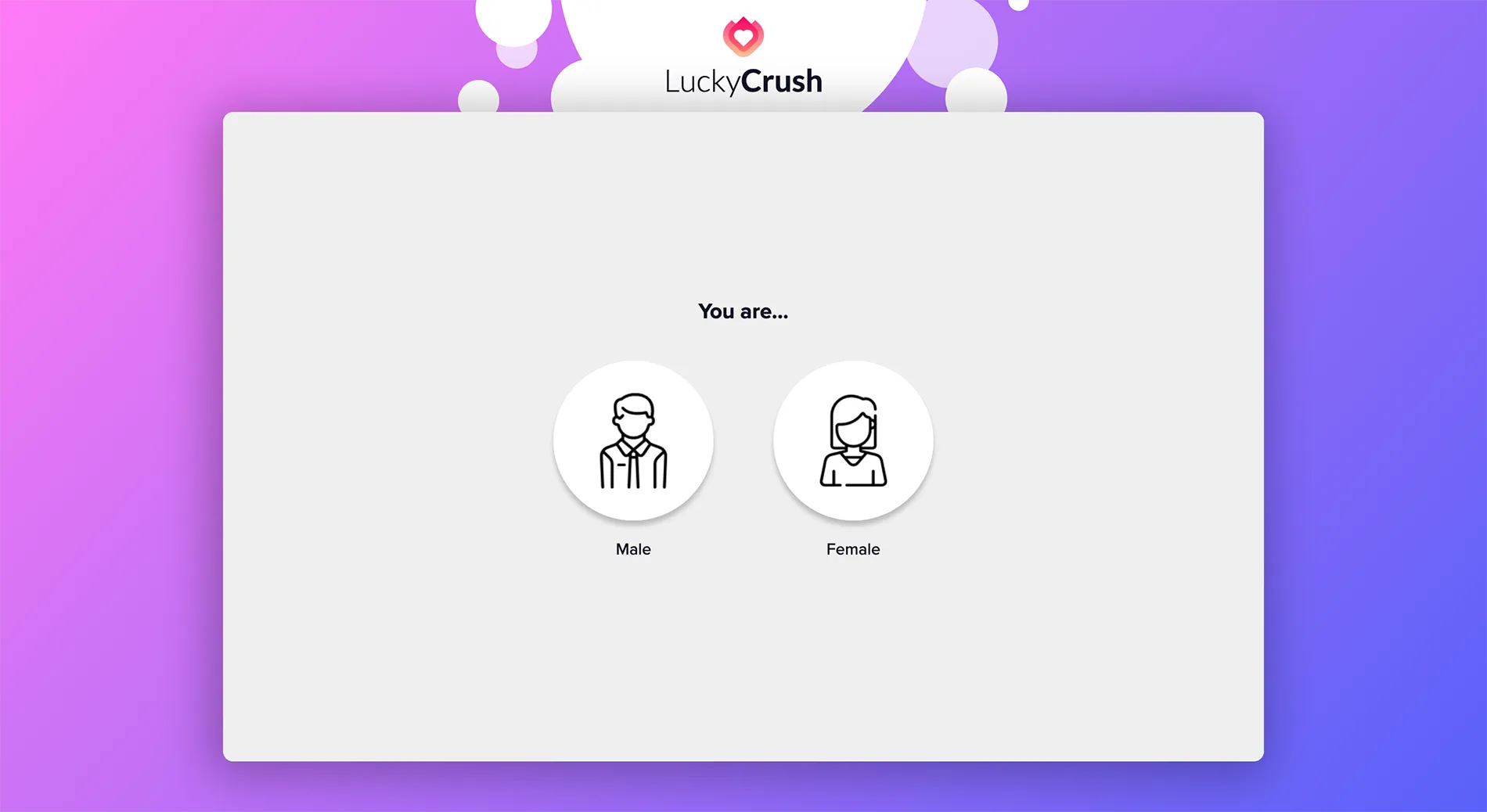 Captura de tela do LuckyCrush